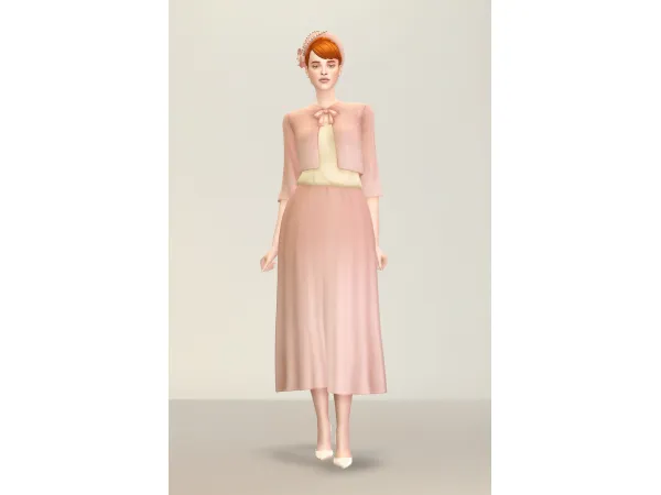 Maxis Match Lady of Dress II (22 color) by simsfinds - The Sims 4 Custom Content