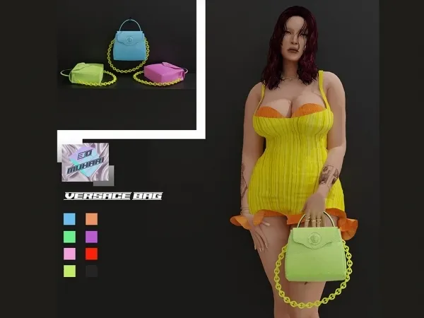 Alpha Versace Bag La Medusa - The Sims 4 Custom Content