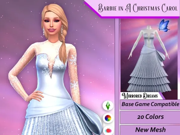 Maxis Match Barbie in A Christmas Carol - The Sims 4 Custom Content