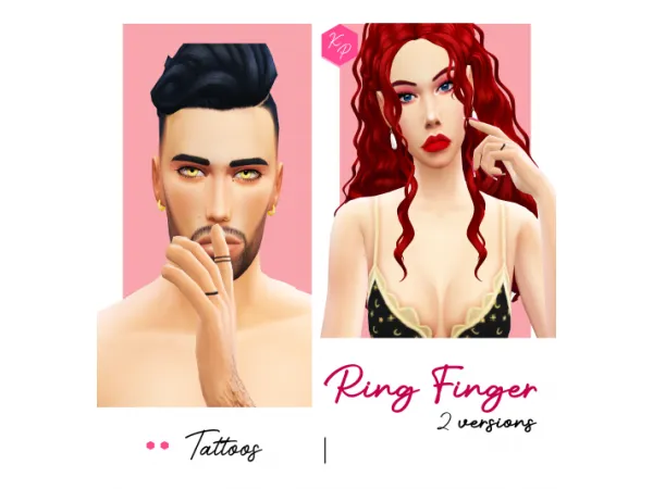 Maxis Match Ring Finger - The Sims 4 Custom Content