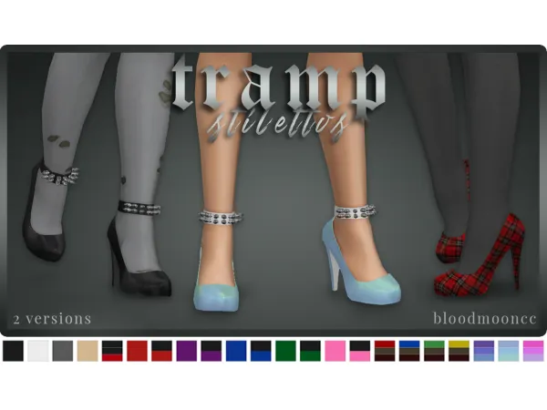 Maxis Match Tramp Stilettos - The Sims 4 Custom Content