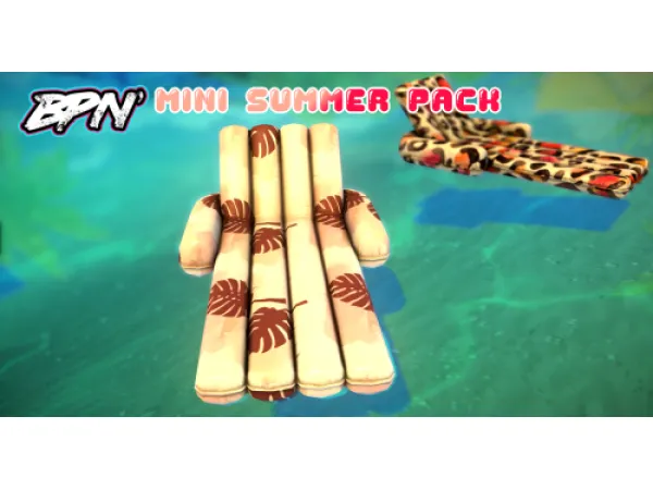 Maxis Match Mini Summer Pack - The Sims 4 Custom Content