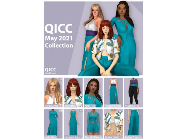 Maxis Match QICC May 2021 Collection by itsqicc - The Sims 4 Custom Content