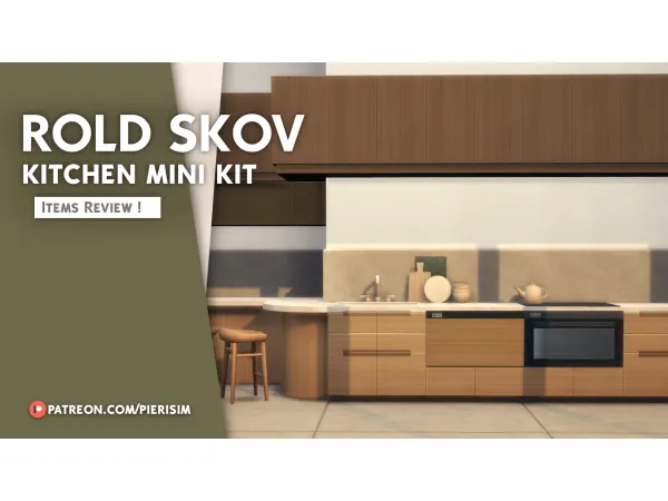 Maxis Match ROLD SKOV kitchen mini kit by Pierisim - The Sims 4 Custom Content