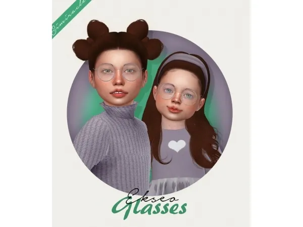 Mix Ekseo Glasses - The Sims 4 Custom Content
