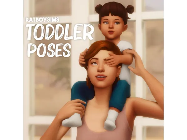Maxis Match toddler poses - The Sims 4 Custom Content