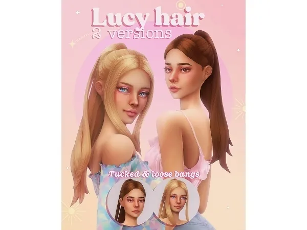 Maxis Match Lucy hair - The Sims 4 Custom Content