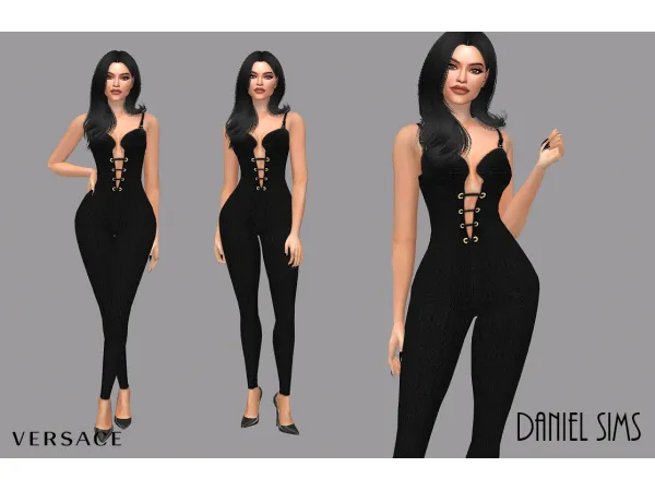 Alpha Kylie Jenner in Versace - The Sims 4 Custom Content