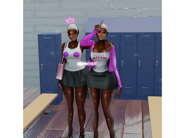 Alpha ReginaDUO - The Sims 4 Custom Content