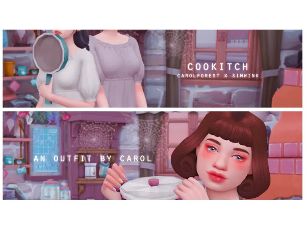 Maxis Match COOKITCH a collab by carolforest - The Sims 4 Custom Content