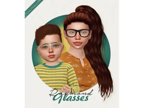 Mix Raymond Glasses - The Sims 4 Custom Content