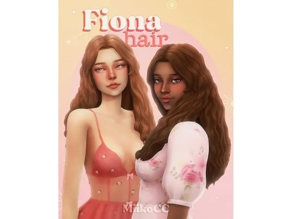 Maxis Match Fiona hair - The Sims 4 Custom Content