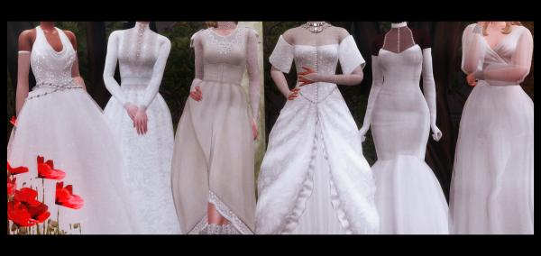 Maxis Match Brides of the Undead by simsfinds - The Sims 4 Custom Content