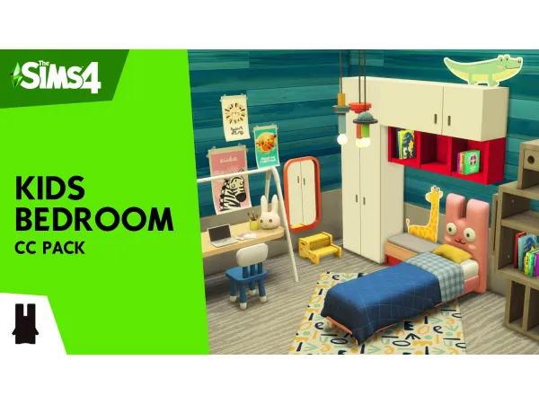 Maxis Match Kids Bedroom Pack by SIXAM CC - The Sims 4 Custom Content