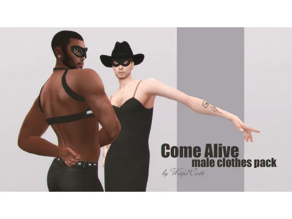 Maxis Match Come Alive (clothes pack) by Wistful Castle - The Sims 4 Custom Content