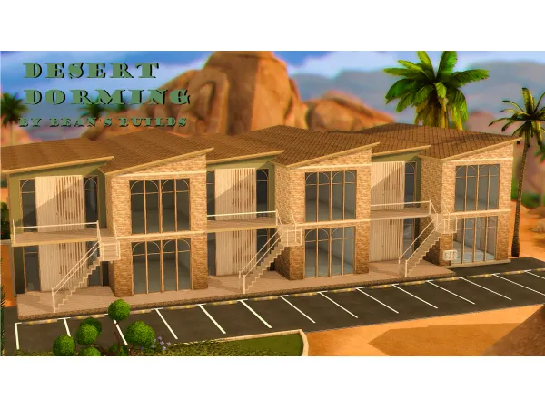 Maxis Match Desert Dorming - The Sims 4 Custom Content