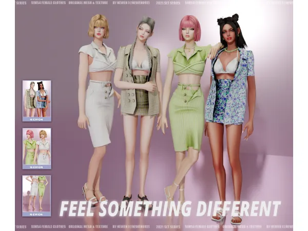 Alpha FEEL SOMETHING DIFFERENT [뉴엔] by new_en092 - The Sims 4 Custom Content