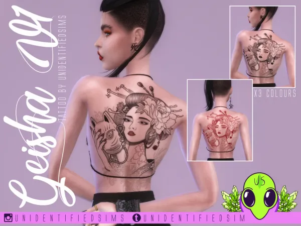 Geisha V1 Tattoo