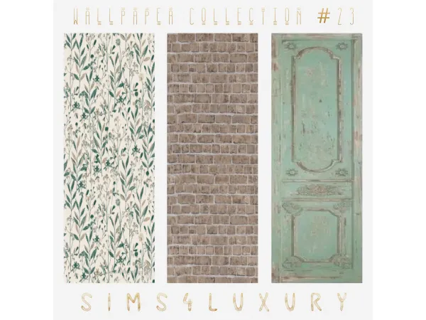 Alpha [ PUBLIC FREE ] Wallpaper 23 by simsfinds - The Sims 4 Custom Content