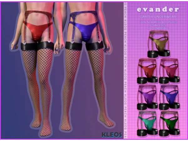 Alpha MYOBI evander garterunderwear - The Sims 4 Custom Content