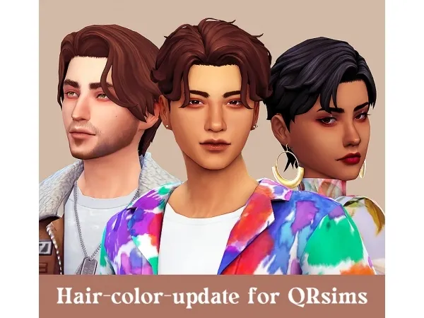 Maxis Match Hair color update for QRsims - The Sims 4 Custom Content