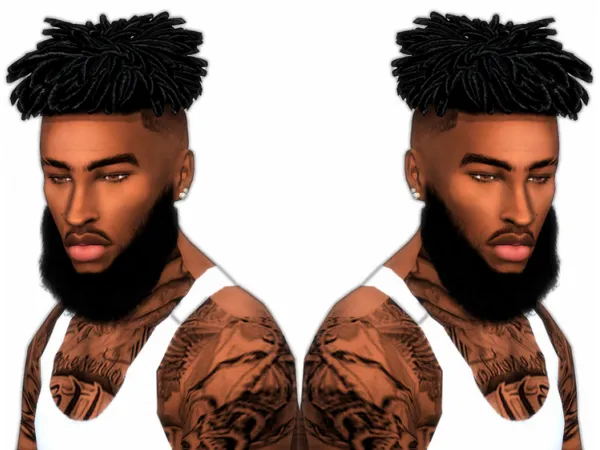 Alpha Savage Dreads - The Sims 4 Custom Content