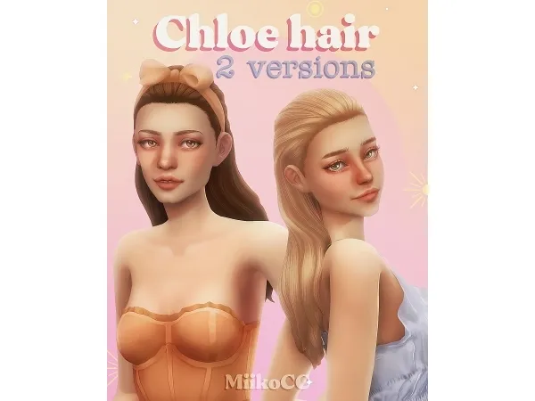 Maxis Match Chloe hair - The Sims 4 Custom Content