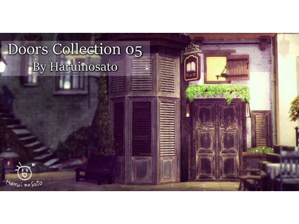 Alpha Doors Collection 05 - The Sims 4 Custom Content