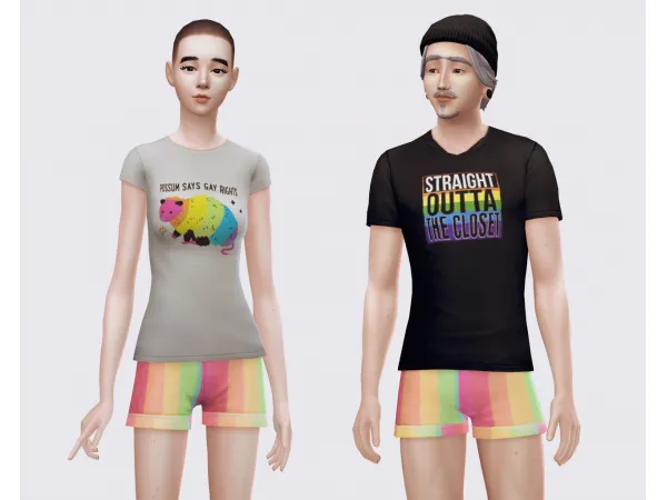 Maxis Match pride by kouzeesim - The Sims 4 Custom Content