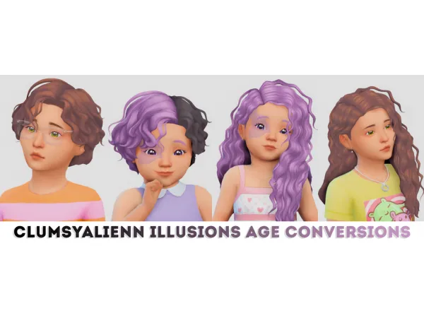 Maxis Match clumsyalienn illusions age conversions (20) - The Sims 4 Custom Content