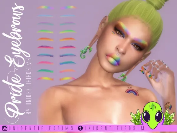 Pride Eyebrows