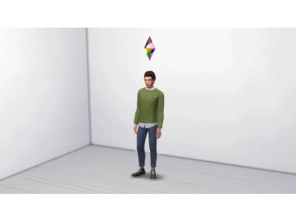 Maxis Match Pride Plumbob by SimMattically - The Sims 4 Custom Content