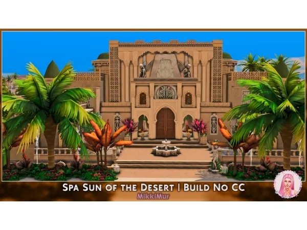 Maxis Match Spa Sun of the Desert Sims 4 No by MikkiMur - The Sims 4 Custom Content