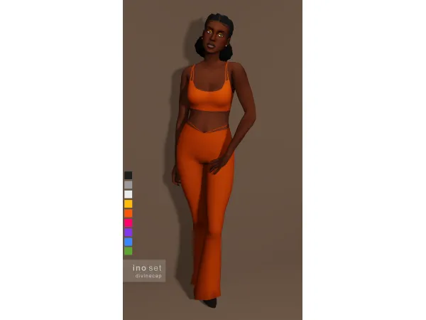 Maxis Match ino clothing set by divinecap - The Sims 4 Custom Content