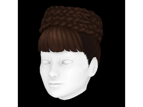 Maxis Match Sisis Crown Braid BatsFromWesteros by BatsFromWesteros - The Sims 4 Custom Content