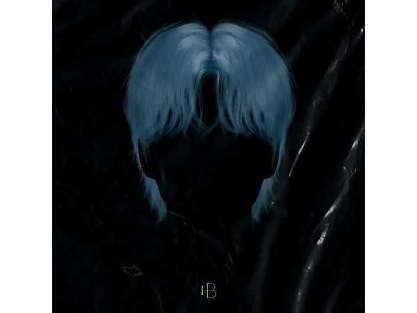 Alpha HAIR 22 COTTON CUT (VER1) by MoooD - The Sims 4 Custom Content