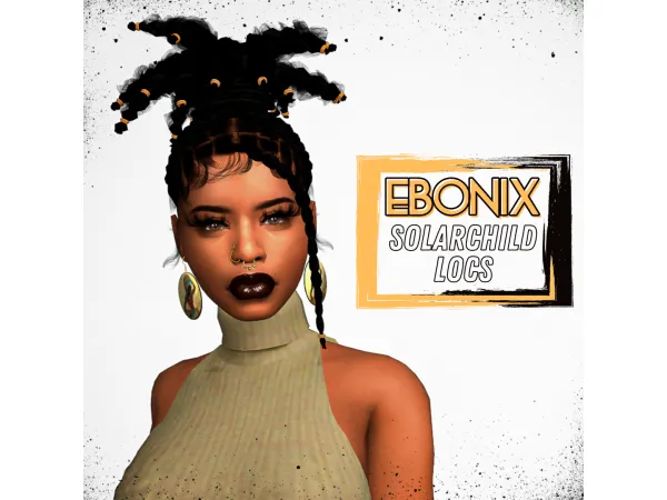 Alpha Solar Child Locs by simsfinds - The Sims 4 Custom Content