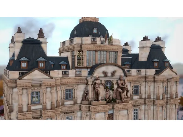 Maxis Match LANDGRAAB HALL - The Sims 4 Custom Content