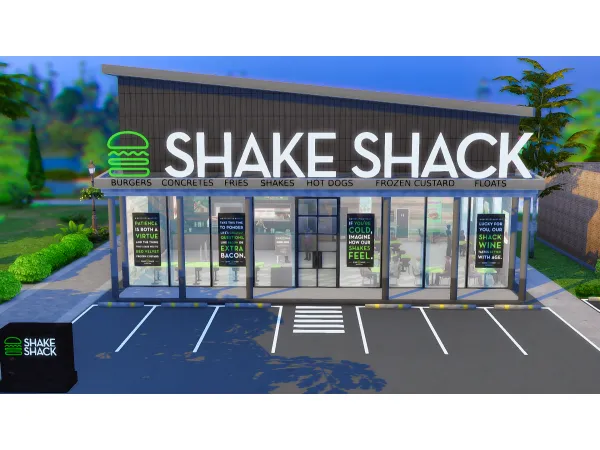 Maxis Match Shake Shack - The Sims 4 Custom Content