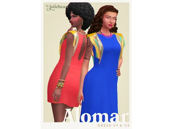 Alomar Dress in 2 versions by Joliebean by Joliebean