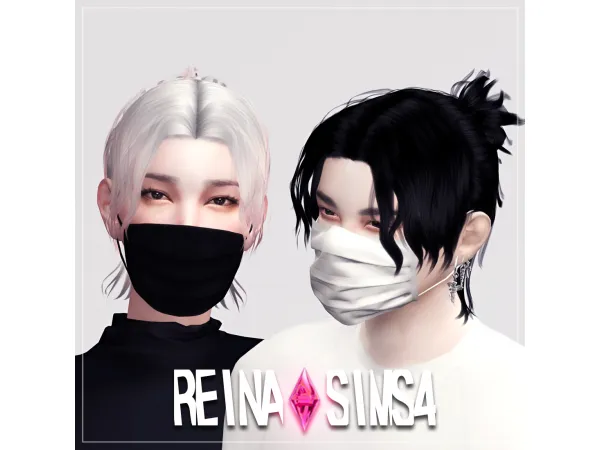 Reina_TS4_Maz hair by Reina Sims4