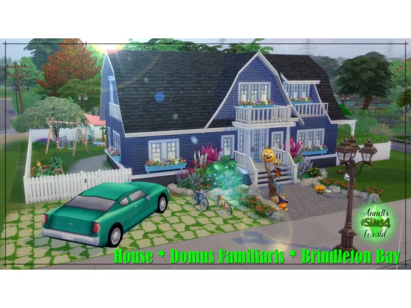 Maxis Match House Domus Familiaris Brindleton Bay - The Sims 4 Custom Content
