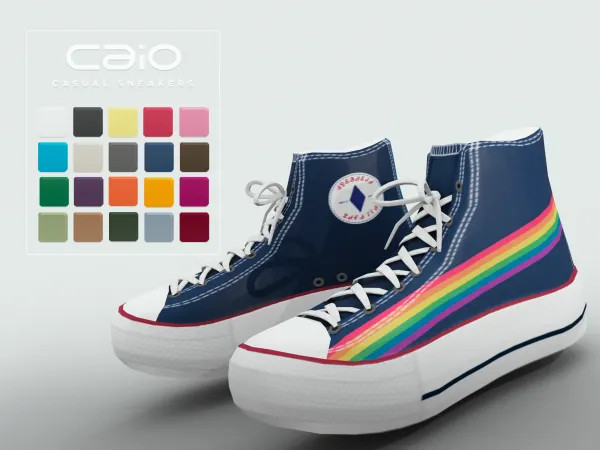 Mix Casual Sneaker - The Sims 4 Custom Content