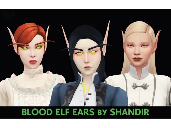 Maxis Match Full collection of blood elf ear by simsfinds - The Sims 4 Custom Content