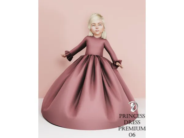Alpha [PREMIUM] PRINCESS DRESS by turksimmer - The Sims 4 Custom Content