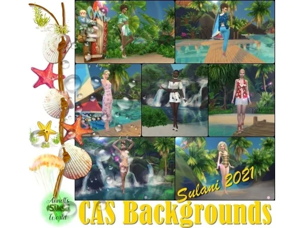 Maxis Match CAS Backgrounds Sulani 2021 - The Sims 4 Custom Content