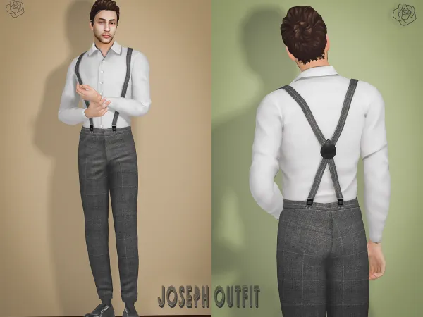 Alpha Joseph Outfit BRsims - The Sims 4 Custom Content