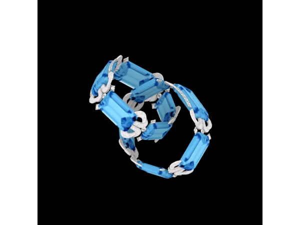 Alpha Aquamarine Bracelets Earrings BatsFromWesteros by BatsFromWesteros - The Sims 4 Custom Content