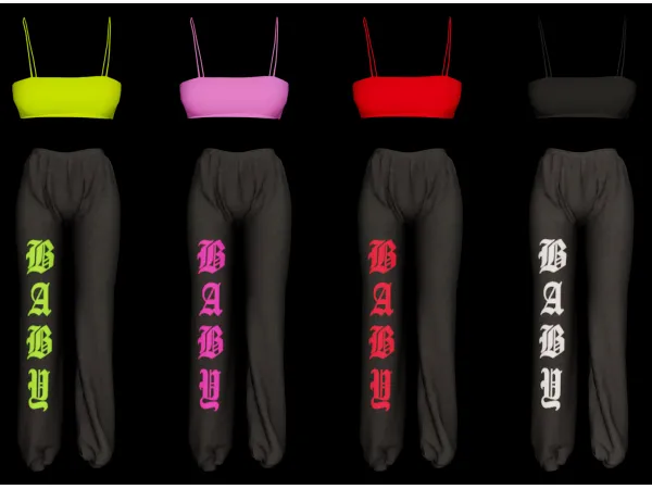 Alpha Summer Jogger Set by simmerkatex - The Sims 4 custom content