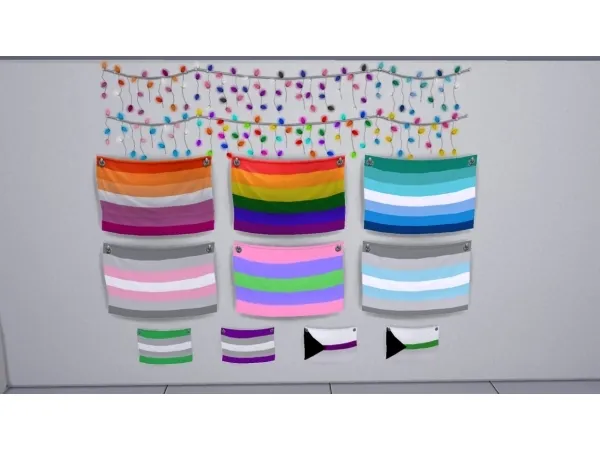 Maxis Match pride flag override - The Sims 4 Custom Content